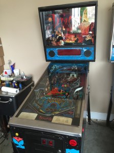 1992 Bram Stoker's Dracula Pinball Machine.