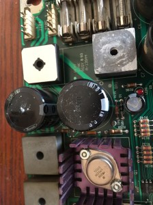 BR2 and C5 replacement before heat sink over bridge rectifiers added back.