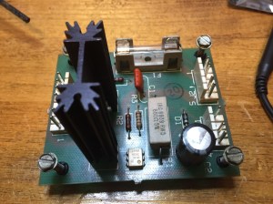 Triac board that feeds the fan on Williams Whirlwind.