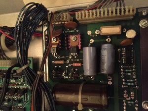 Comet's Power Supply board with the replaced 39k ohm resistor at R1.