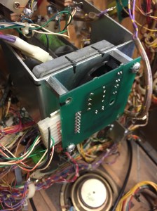 Installed opto board on Captain Bizarre with all new optos.