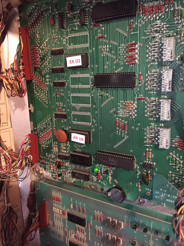 Working and replaced MPU with a spare and new ROMs